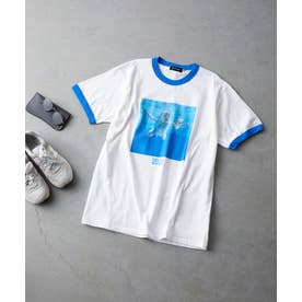 NIRVANA ニルヴァーナ トップス Tシャツ リンガー ヴィンテージ カジュアル メンズ レディース ユニセックス 古着 バンドT （ブルー系）