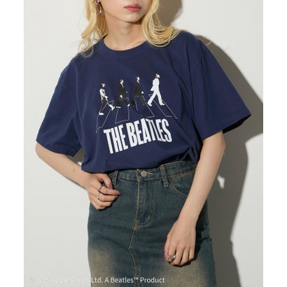グッドロックスピード GOOD ROCK SPEED バンドTシャツ THE BEATLES （ネイビー）｜詳細画像