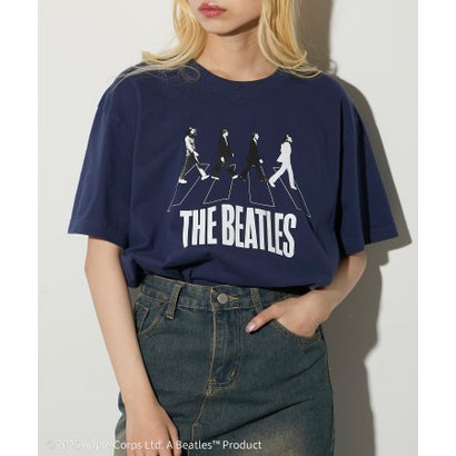 グッドロックスピード GOOD ROCK SPEED バンドTシャツ THE BEATLES （ネイビー）｜詳細画像