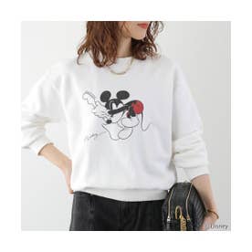 GOODROCKSPEED トレーナー MICKEY MOUSE / 26FDS202W （ホワイト）