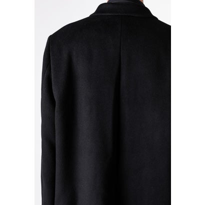 DOUBLE-BREASTED CHESTER COAT （BLACK）｜詳細画像