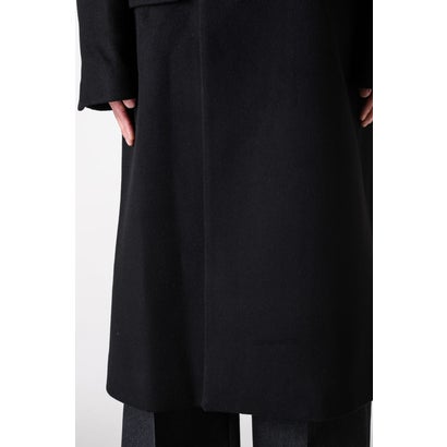 DOUBLE-BREASTED CHESTER COAT （BLACK）｜詳細画像