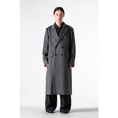 DOUBLE-BREASTED CHESTER COAT （GRAY）｜詳細画像