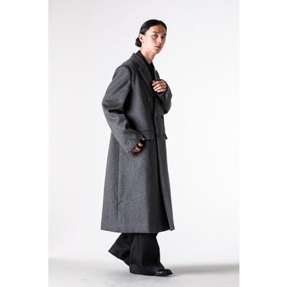 DOUBLE-BREASTED CHESTER COAT （GRAY）｜詳細画像