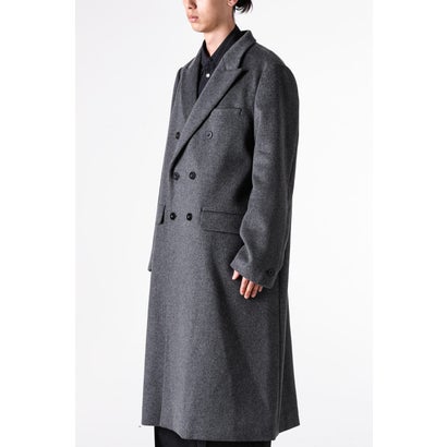 DOUBLE-BREASTED CHESTER COAT （GRAY）｜詳細画像