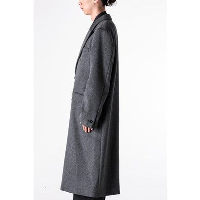 DOUBLE-BREASTED CHESTER COAT （GRAY）｜詳細画像
