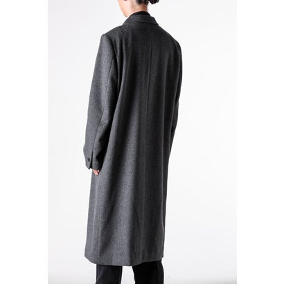 DOUBLE-BREASTED CHESTER COAT （GRAY）｜詳細画像