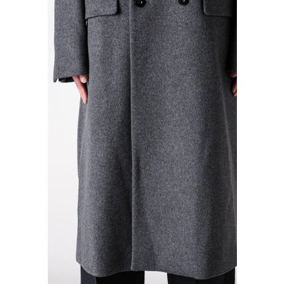 DOUBLE-BREASTED CHESTER COAT （GRAY）｜詳細画像