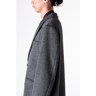 DOUBLE-BREASTED CHESTER COAT （GRAY）｜詳細画像