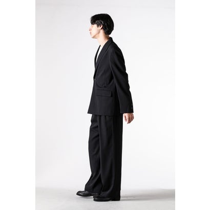 MODIFIED SHAWL-COLLAR JACKET （BLACK）｜詳細画像