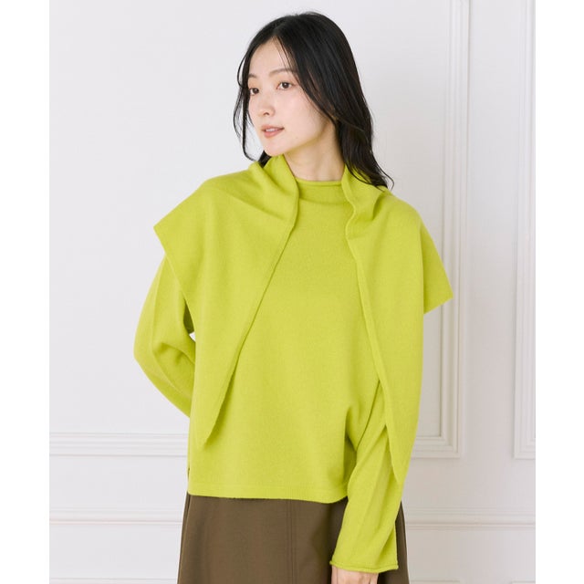 モックネックプルオーバー｜ （キミドリ1）