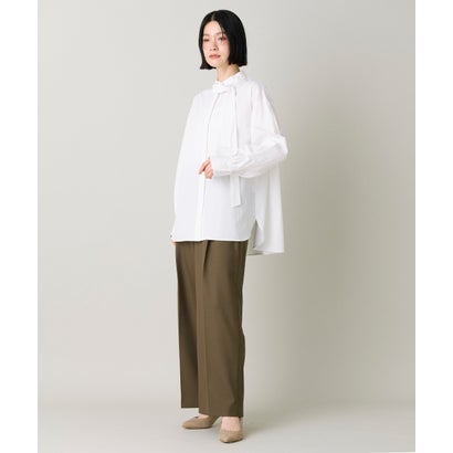 イッツインターナショナル I.T.'S. international タックワイドパンツ｜美脚ラインを叶える上質ワイドパンツ （ブラック）｜詳細画像