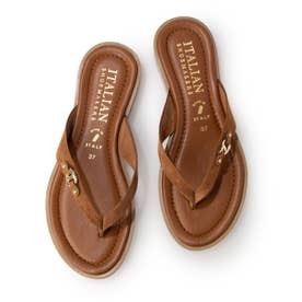 イタリアンシューメーカーズ ITALIAN SHOEMAKERS レザートングフラット