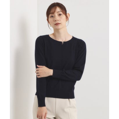 イッツデモ ITS'DEMO キーネックニット （チャコールグレー(014)）｜詳細画像