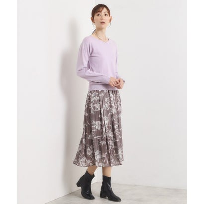 イッツデモ ITS'DEMO ハートネックニット （チャコールグレー(014)）｜詳細画像