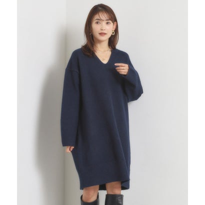 イッツデモ ITS'DEMO スキッパーニットワンピース （モカブラウン(042)）｜詳細画像