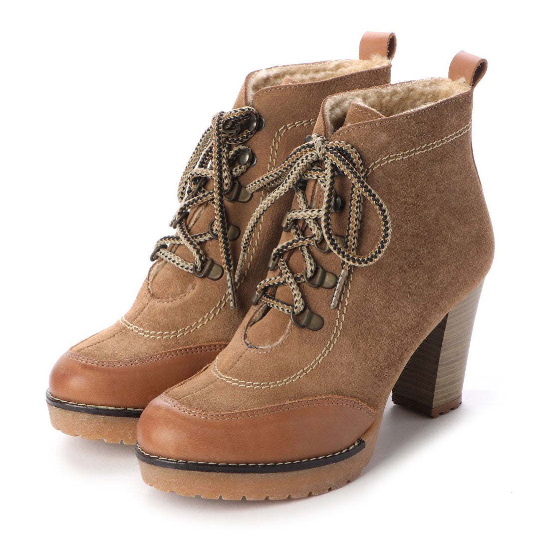 イタリコ ITALICO GMDスペイン製インポート本革ムートン編み上げ 