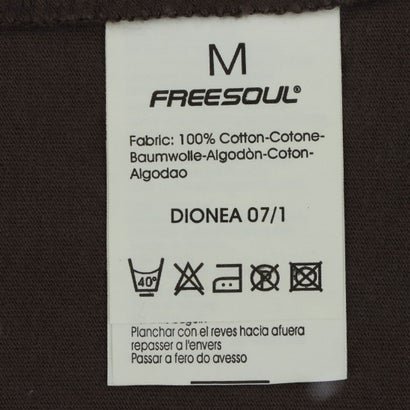 イタリコ ITALICO FREESOUL 英字 プリント半袖Tシャツ （ブラウン）｜詳細画像