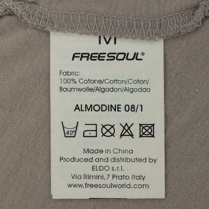 イタリコ ITALICO FREESOUL フリーソウル ロールアップ 半袖カットソー （ベージュ）｜詳細画像