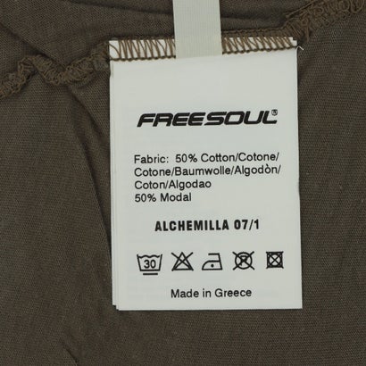 イタリコ ITALICO FREESOUL フリーソウル フラワープリントカットソー レディース半袖 （カーキ）｜詳細画像