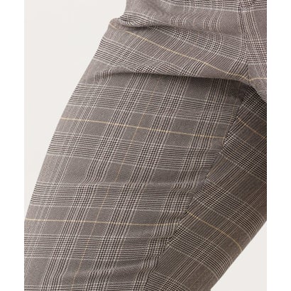 エウルキューブ eur3 【大きいサイズ】さらさらストレッチ裏起毛ストレートパンツ （グレージュ）｜詳細画像