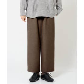 [日本製]ソフトフランネル2WAYパンツ （ブラウン）