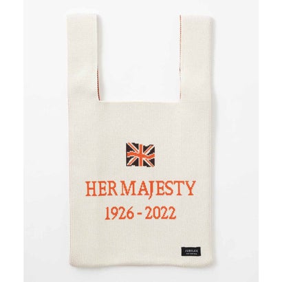 ニットトートバッグ 大きめマルシェサイズ イギリスデザイン 英国ロイヤルモチーフ （その他22）｜詳細画像