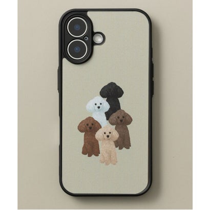 iPhoneシリコンケース カバー  ワンちゃんデザインアソート 犬 （その他1）｜詳細画像