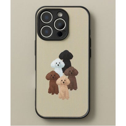 iPhoneシリコンケース カバー  ワンちゃんデザインアソート 犬 （その他1）｜詳細画像