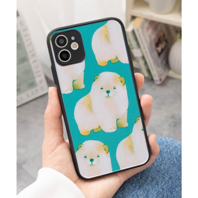 iPhoneシリコンケース カバー  ワンちゃんデザインアソート 犬 （その他14）