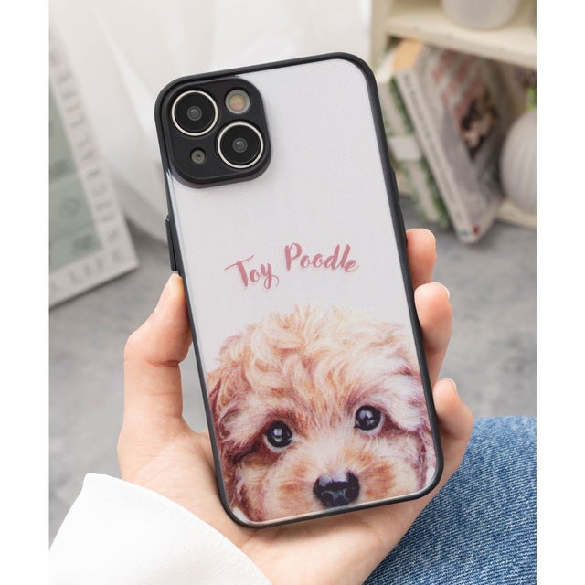 iPhoneシリコンケース カバー  ワンちゃんデザインアソート 犬 （その他34）
