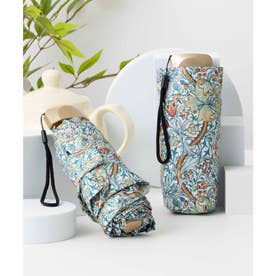 美品　ACUTA ×ウィリアムモリス　ティアードワンピース　総柄 　日本製　F ジュビリー Jubilee 日傘 UPF50+ 98% UVカット ウィリアムモリス柄