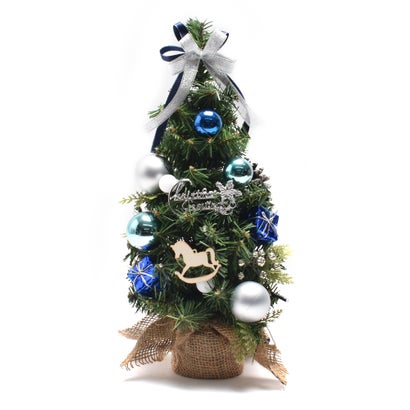 ミニクリスマスツリー 35cm クリスマスツリー （シルバー）｜詳細画像