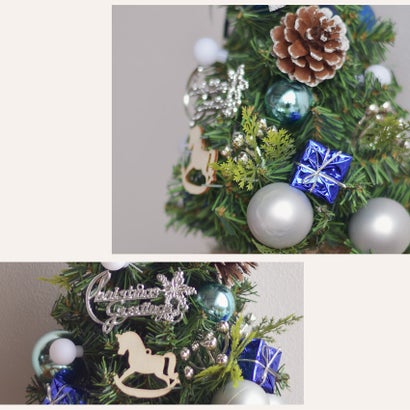 ミニクリスマスツリー 35cm クリスマスツリー （シルバー）｜詳細画像