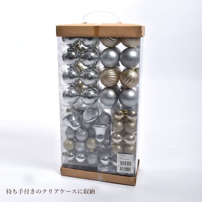 クリスマスツリー オーナメント 115個 セット クリスマスツリー オーナメント （シャンパンゴールド）｜詳細画像