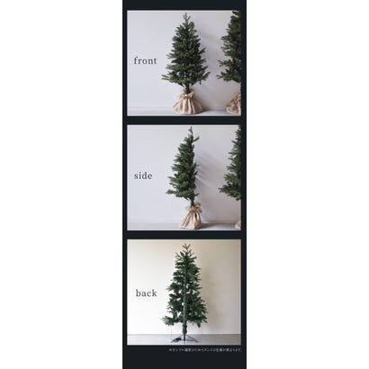 ハーフ＆コーナー2way ツリー フルセット120cm クリスマスツリー （シルバー）｜詳細画像