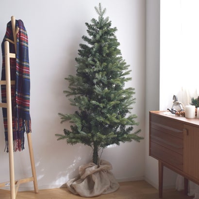ハーフ＆コーナー2way ツリー 150cm クリスマスツリー （ヌードハーフツリー150）｜詳細画像