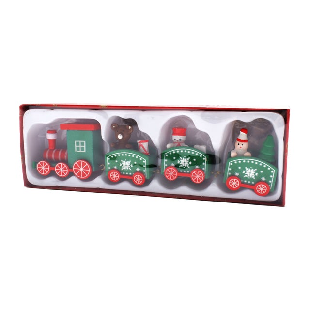 トレインオーナメント クリスマスオーナメント （グリーン）