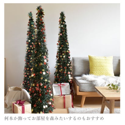 120cm POP-UP DRESSTREE クリスマスツリー （グリーン）｜詳細画像