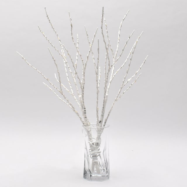 ライト付きブランチツリー 46cm クリスマスツリー （ホワイト）