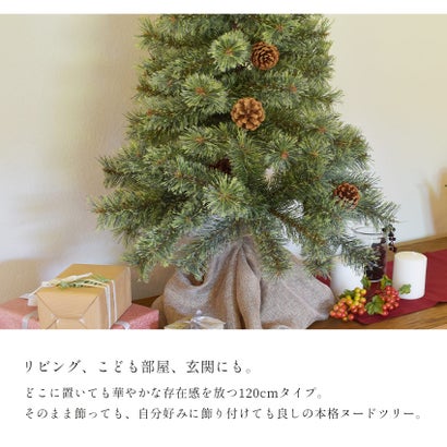 北欧風 クリスマスツリー 120cm クリスマスツリー （クリスマスツリー）｜詳細画像