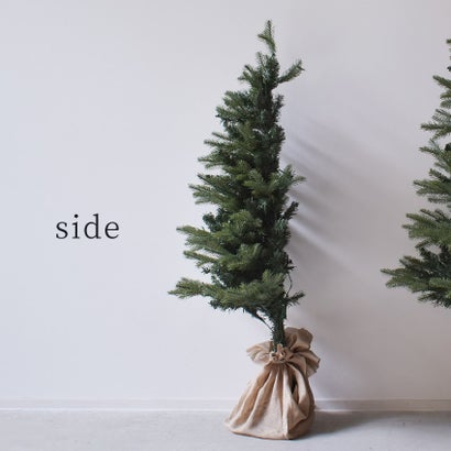 ハーフ＆コーナー2way ツリー 120cm クリスマスツリー （ヌードハーフツリー120）｜詳細画像