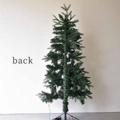 ハーフ＆コーナー2way ツリー 120cm クリスマスツリー （ヌードハーフツリー120）｜詳細画像