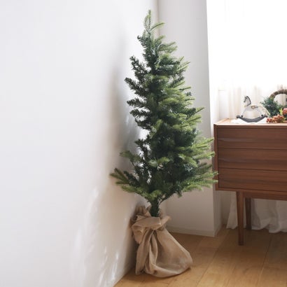 ハーフ＆コーナー2way ツリー 120cm クリスマスツリー （ヌードハーフツリー120）｜詳細画像