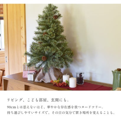 北欧風 クリスマスツリー 90cm クリスマスツリー （クリスマスツリー）｜詳細画像