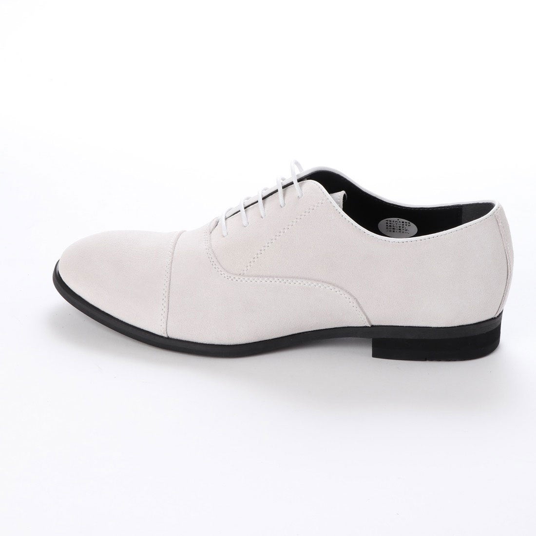 MEN】 JADE ヴェロアストレートチップ JD5505 （ホワイトベロア） -靴
