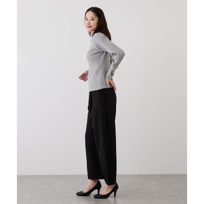 ジャイロ JAYRO 12G袖口ボタンタートルリブニットプルオーバー （ホワイト）｜詳細画像