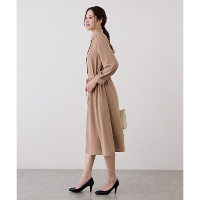 ジャイロ JAYRO ウェストギャザー長袖ワンピース （レッド1）｜詳細画像