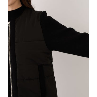 ジャイロ JAYRO 中綿ニットノーカラージャケット （ブラック）｜詳細画像