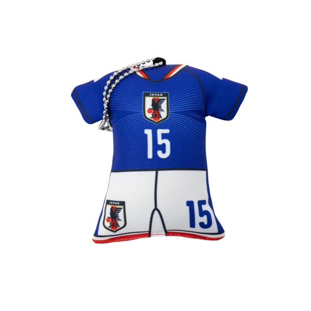 日本代表ユニフォーム型クッションキーホルダー #15.鎌田大地